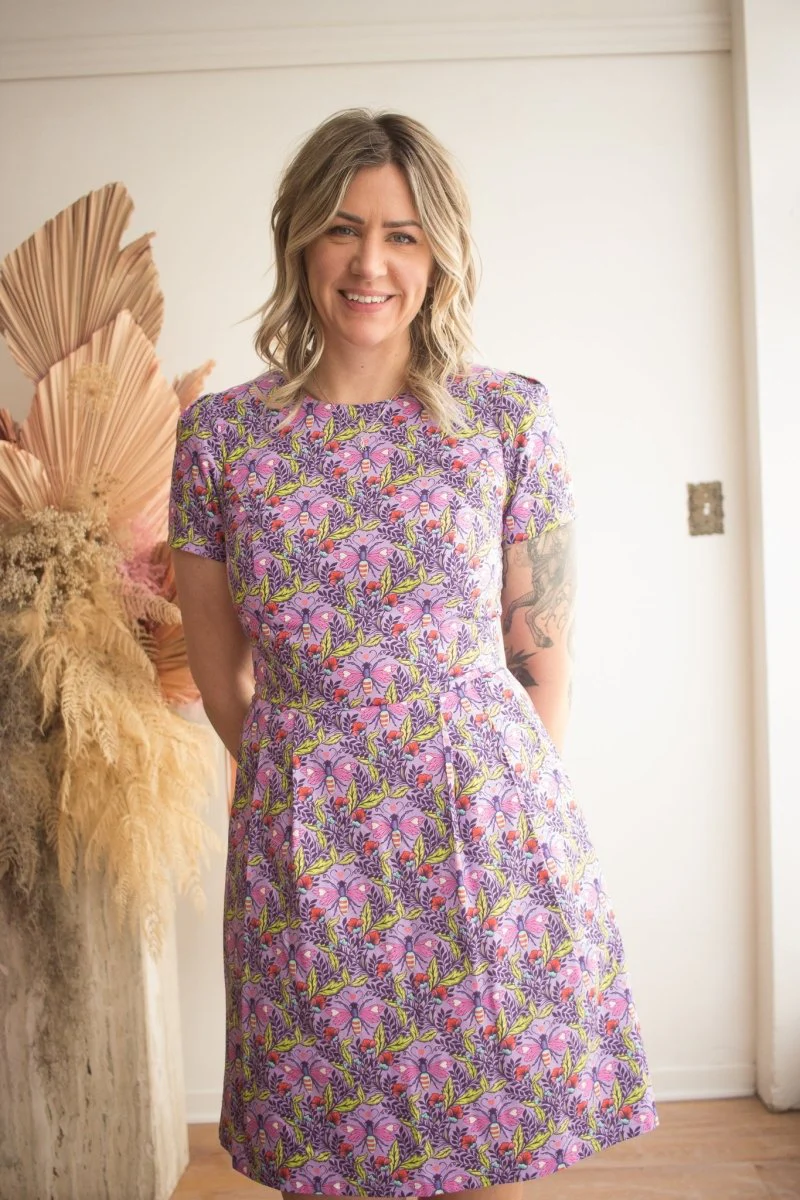 Birds of North America Engoulevent Dress (Love Bugs) - Image 2