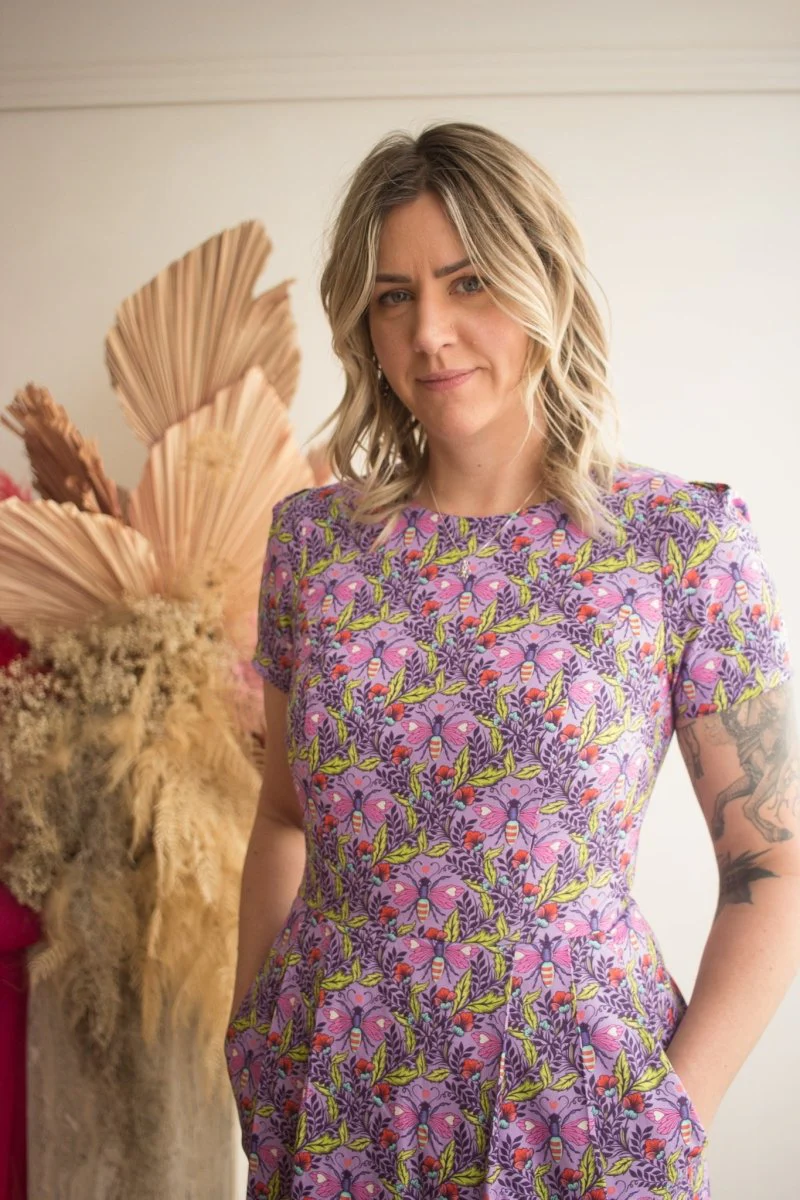 Birds of North America Engoulevent Dress (Love Bugs) - Image 4