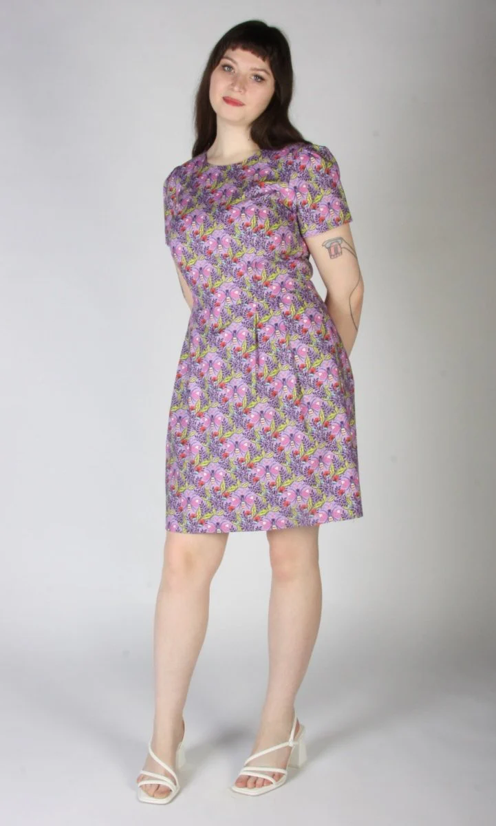 Birds of North America Engoulevent Dress (Love Bugs) - Image 7