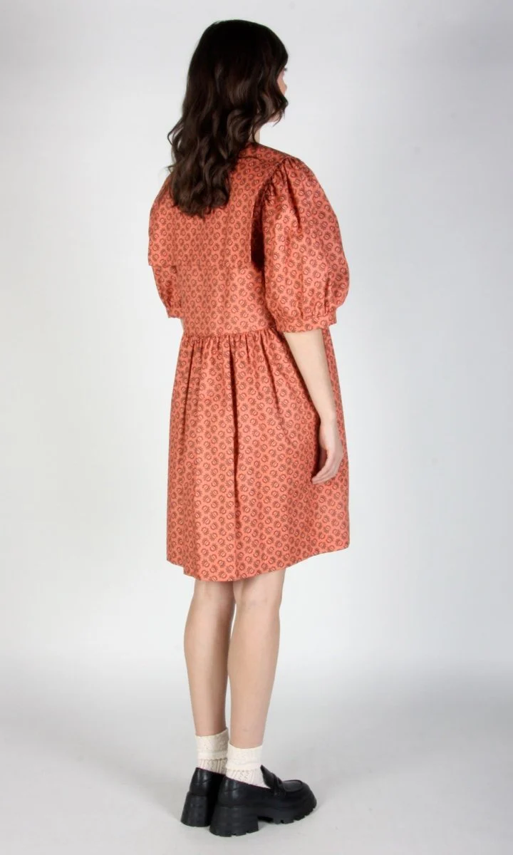 Birds of North America Fieldfare Dress - Berry Sheaf (Online Exclusive) - Image 9
