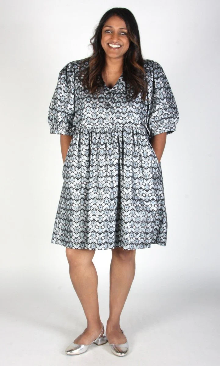 Birds of North America Fieldfare Dress - Frost Bud (Online Exclusive) - Image 2