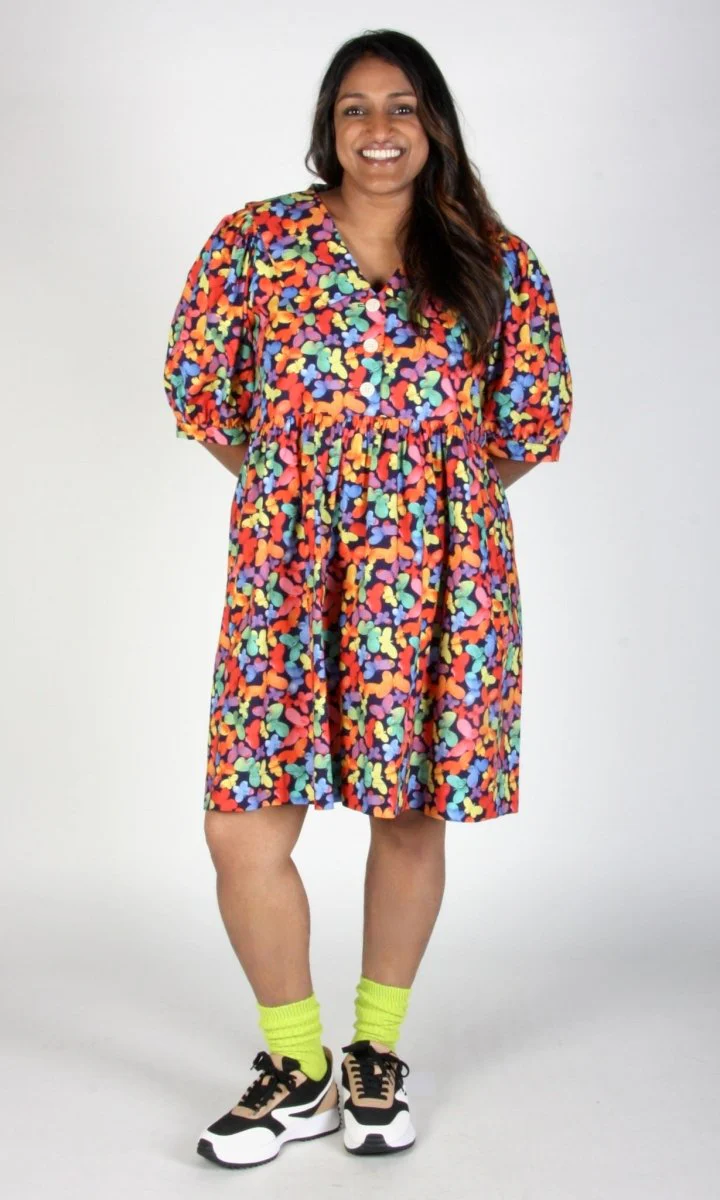 Birds of North America Fieldfare Dress - Lepidoptera (Online Exclusive) - Image 12