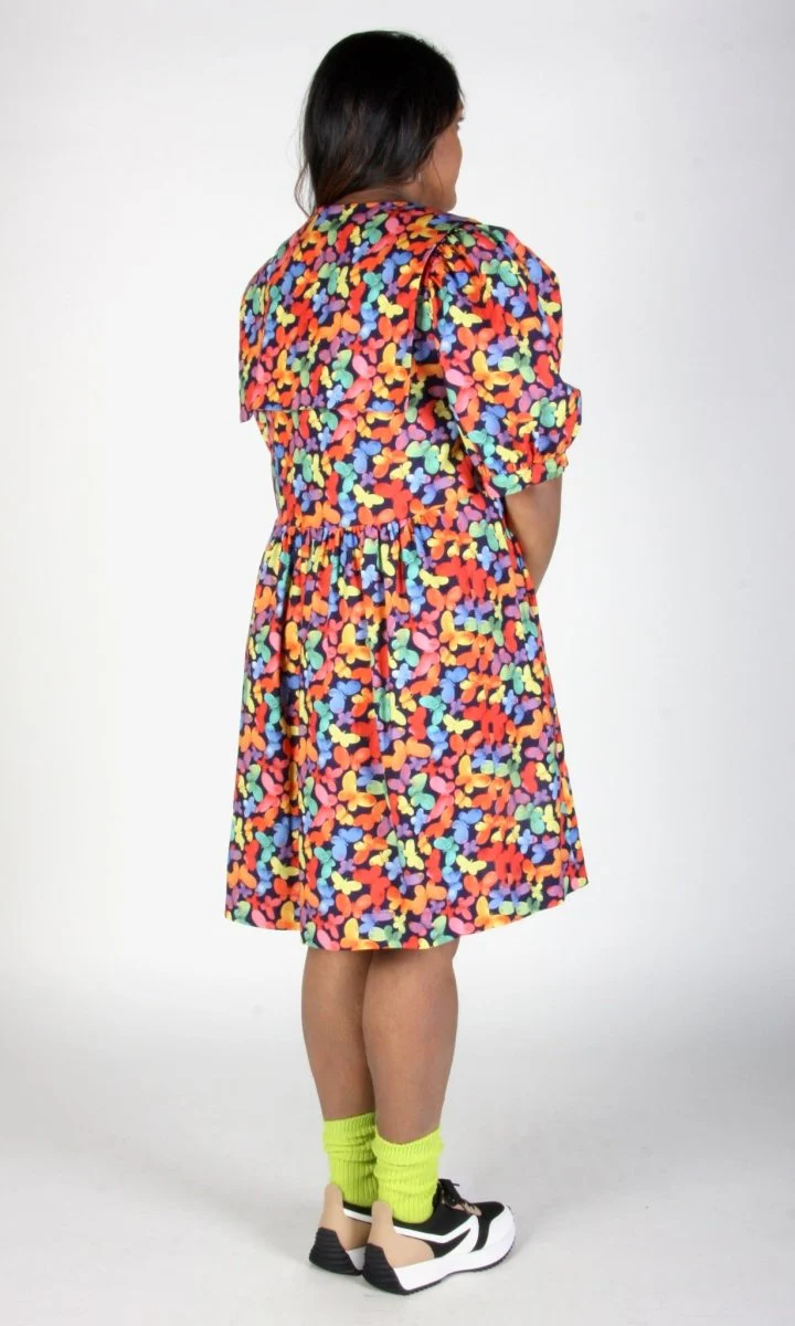 Birds of North America Fieldfare Dress - Lepidoptera (Online Exclusive) - Image 15