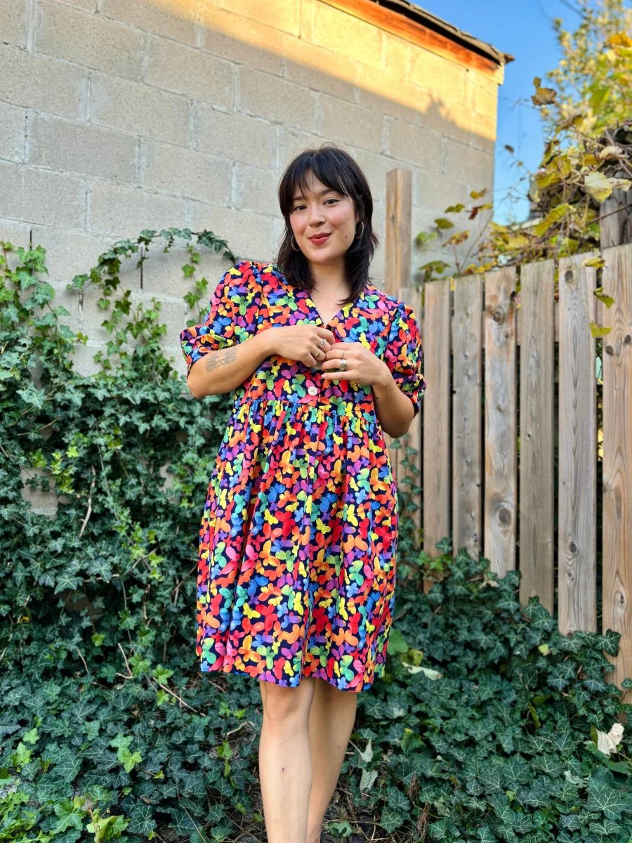 Birds of North America Fieldfare Dress - Lepidoptera (Online Exclusive) - Image 6