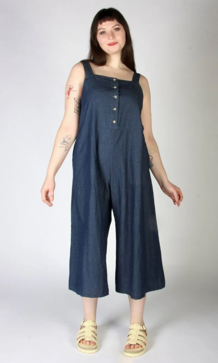 Birds of North America Firecrest Jumpsuit (Dark Wash) - Image 14