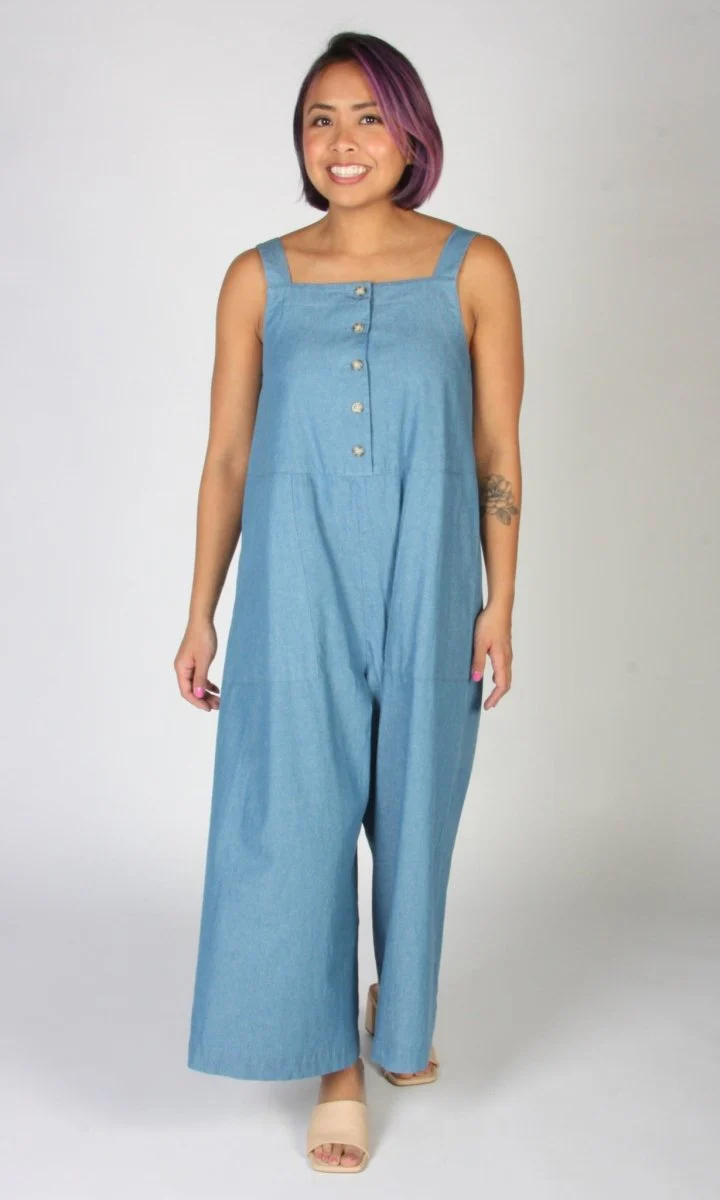 Birds of North America Firecrest Jumpsuit (Medium Wash) - Image 11