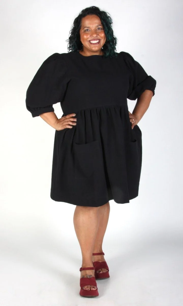 Birds of North America Flowerpiercer Dress (Black) (Online Exclusive) - Image 6
