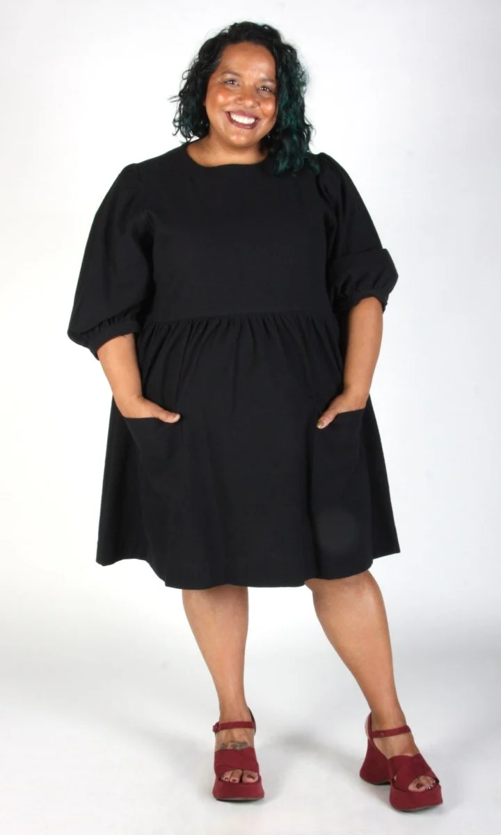 Birds of North America Flowerpiercer Dress (Black) (Online Exclusive) - Image 7