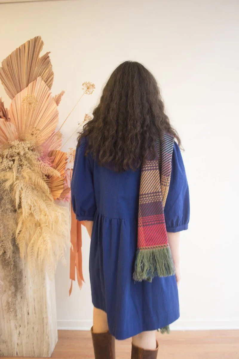 Birds of North America Flowerpiercer Dress (Indigo) (Online Exclusive) - Image 5