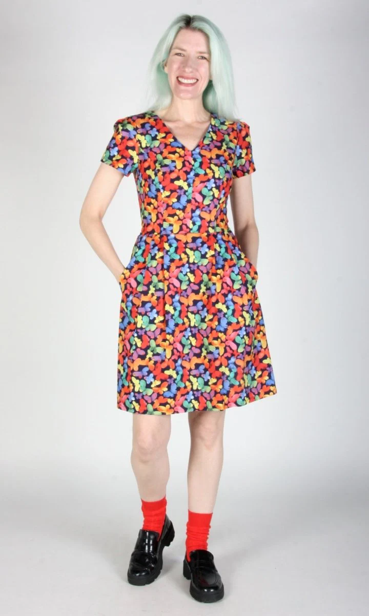 Birds of North America Fruit Dove Dress - Lepidoptera (Online Exclusive)