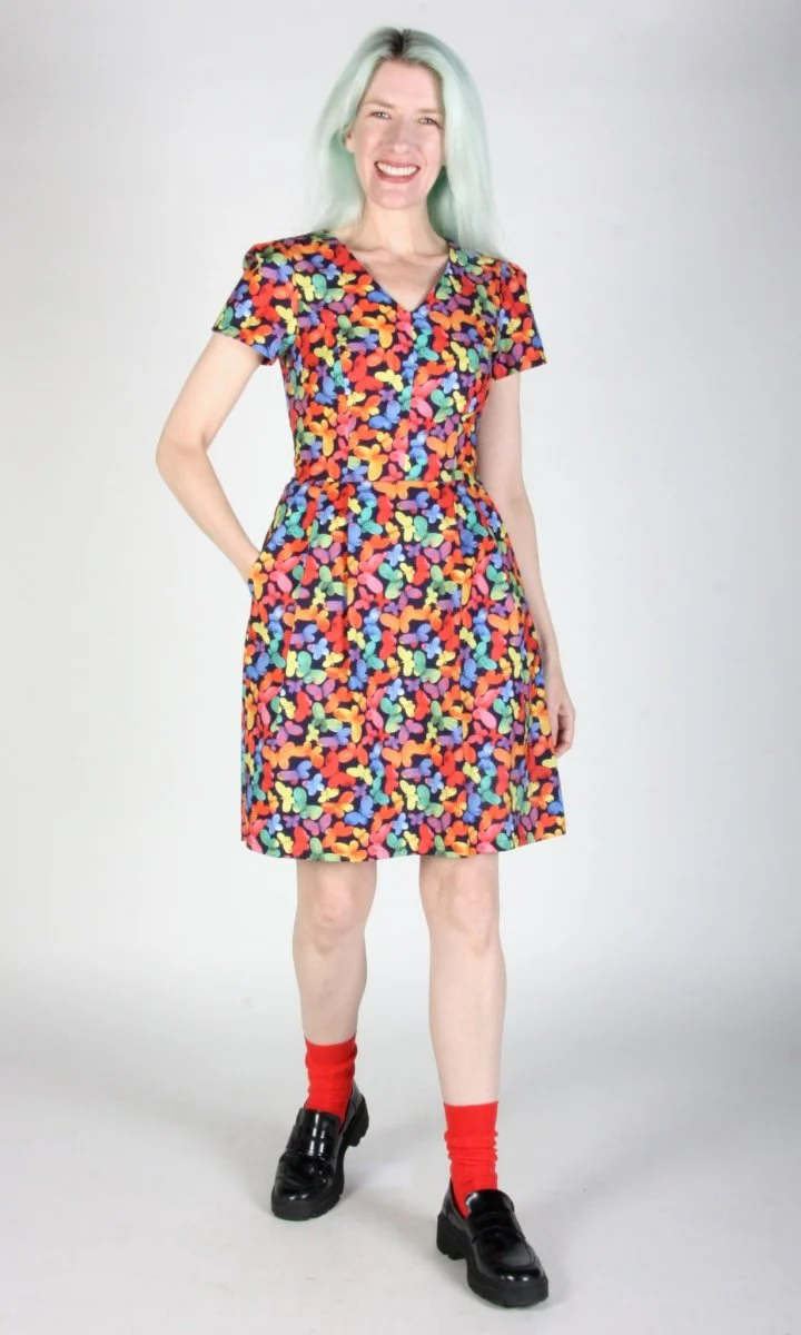 Birds of North America Fruit Dove Dress - Lepidoptera (Online Exclusive) - Image 2