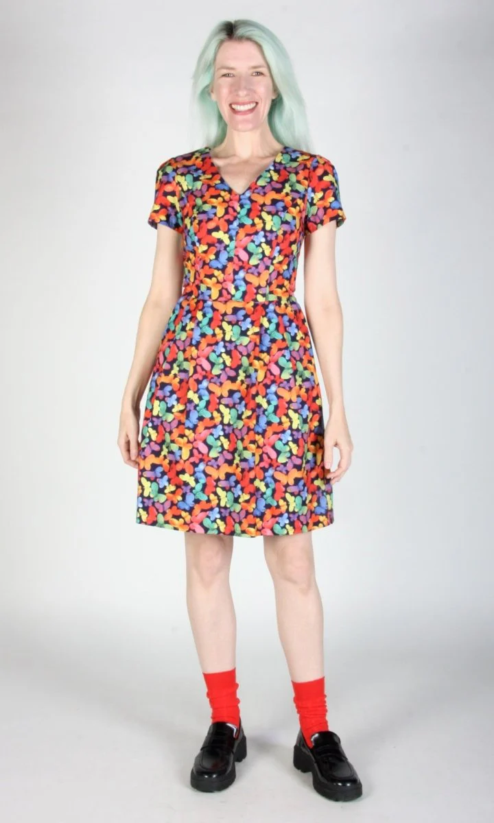 Birds of North America Fruit Dove Dress - Lepidoptera (Online Exclusive) - Image 3