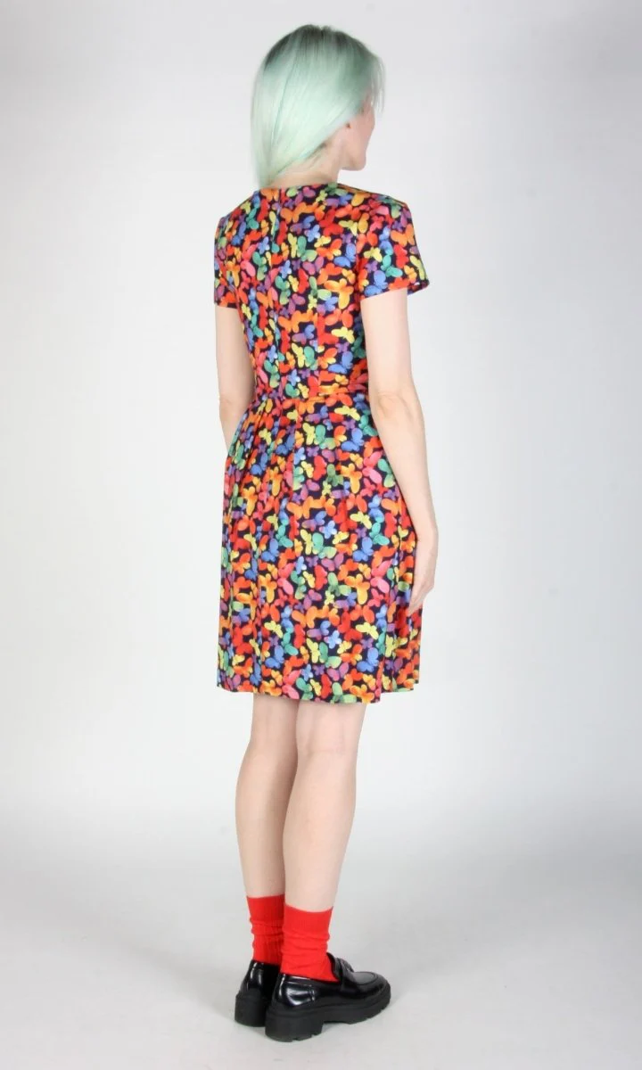 Birds of North America Fruit Dove Dress - Lepidoptera (Online Exclusive) - Image 4