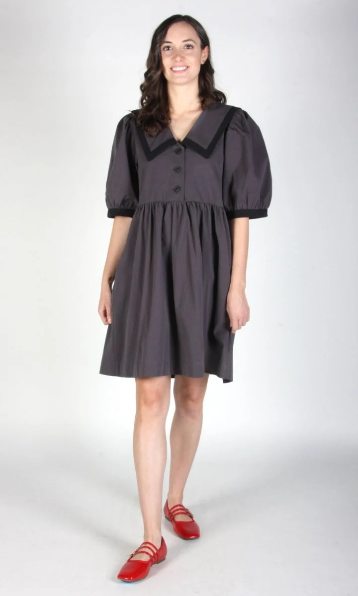 Birds of North America Fulvetta Dress - Iron (Online Exclusive)