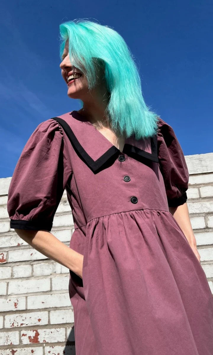 Birds of North America Fulvetta Dress - Thistle (Online Exclusive) - Image 11