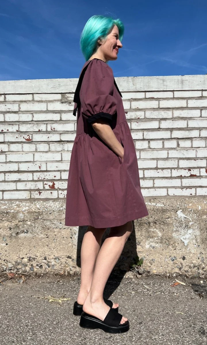 Birds of North America Fulvetta Dress - Thistle (Online Exclusive) - Image 13