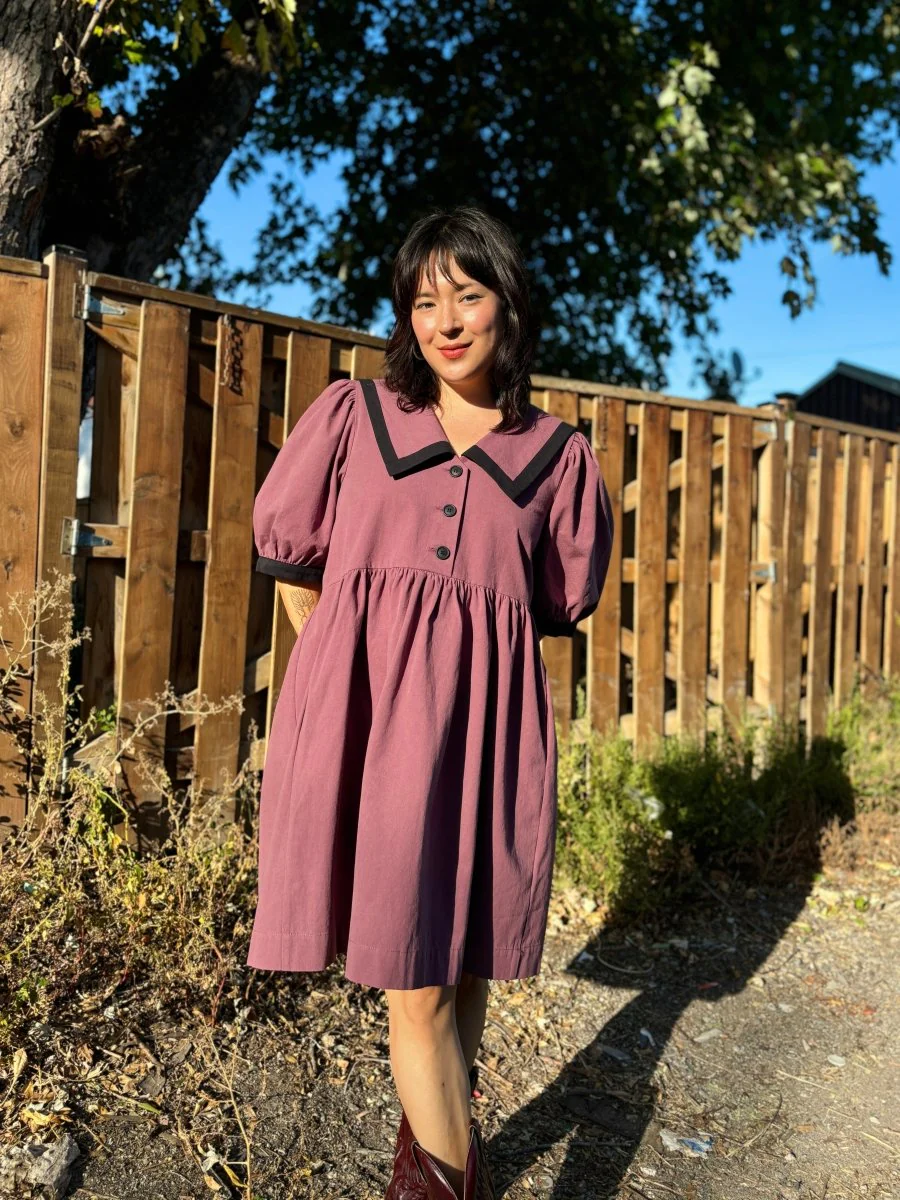 Birds of North America Fulvetta Dress - Thistle (Online Exclusive) - Image 2