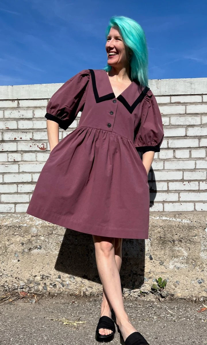 Birds of North America Fulvetta Dress - Thistle (Online Exclusive) - Image 6