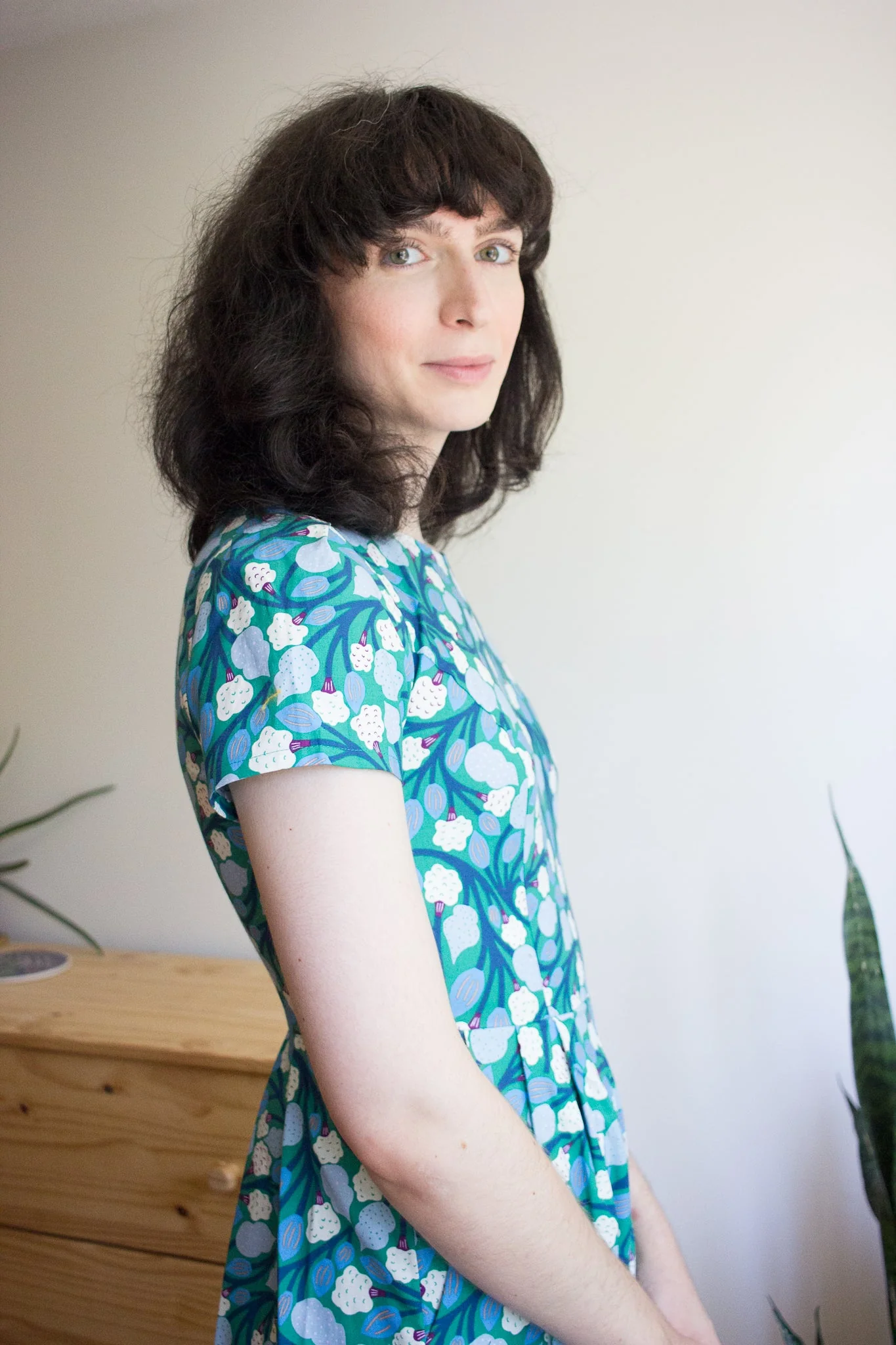 Birds of North America Engoulevent Dress - Cotton Puff (Online Exclusive) - Image 6