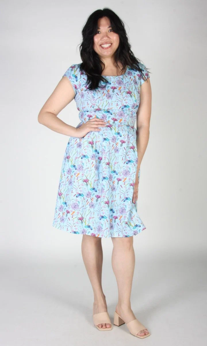 Birds of North America Gallinule Dress (Flower Toss)