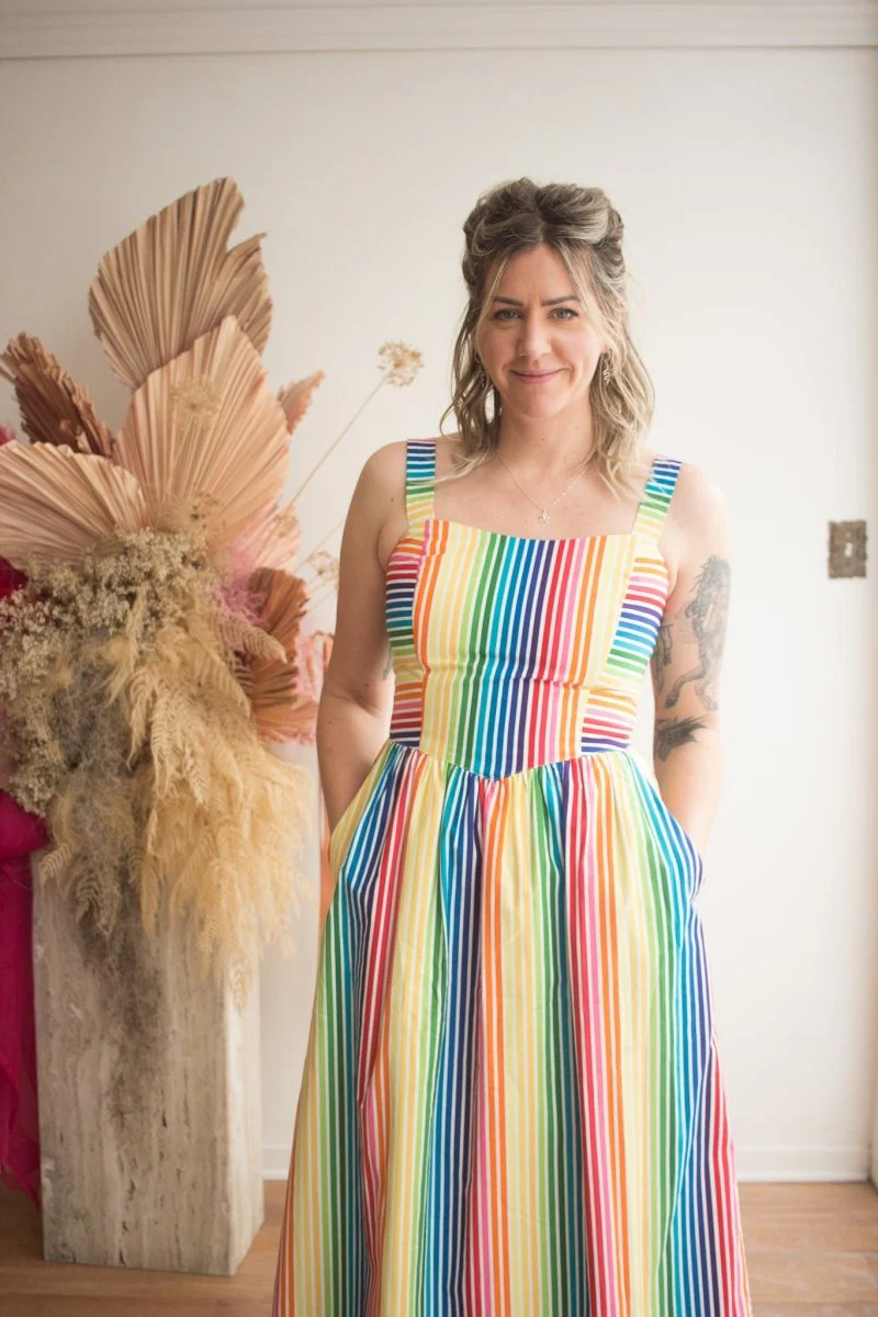 Birds of North America Heathwren Dress (Rock Candy) - Image 3