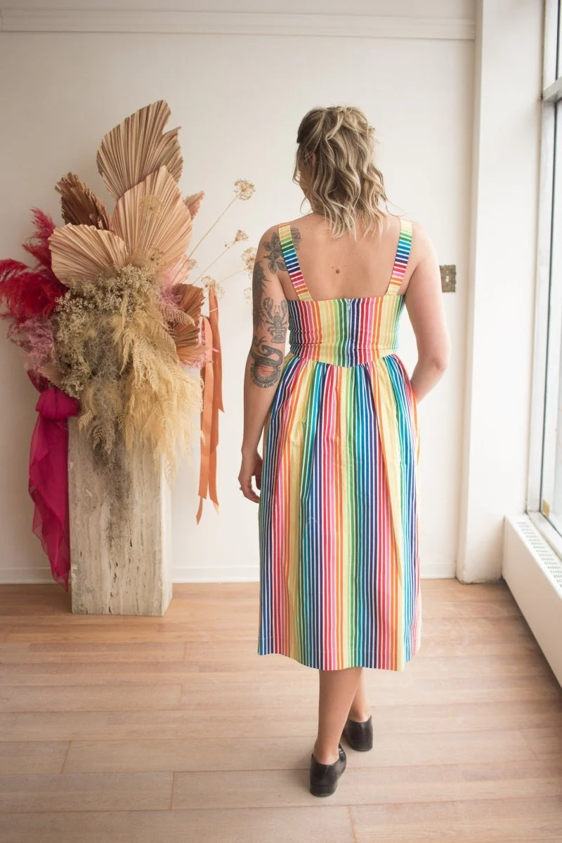Birds of North America Heathwren Dress (Rock Candy) - Image 4