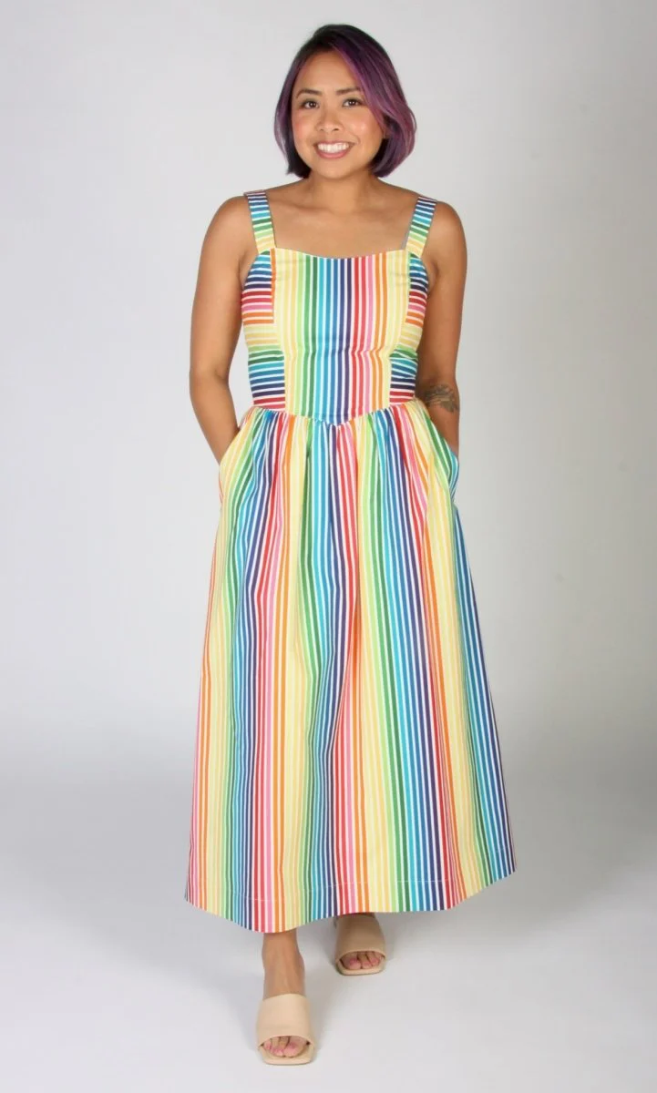 Birds of North America Heathwren Dress (Rock Candy) - Image 5