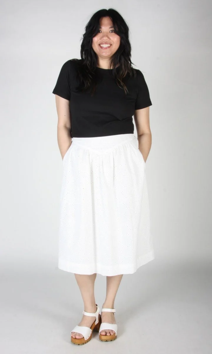 Birds of North America Hermit Thrush Skirt (White) - Image 5