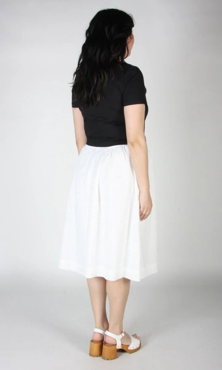 Birds of North America Hermit Thrush Skirt (White) - Image 8