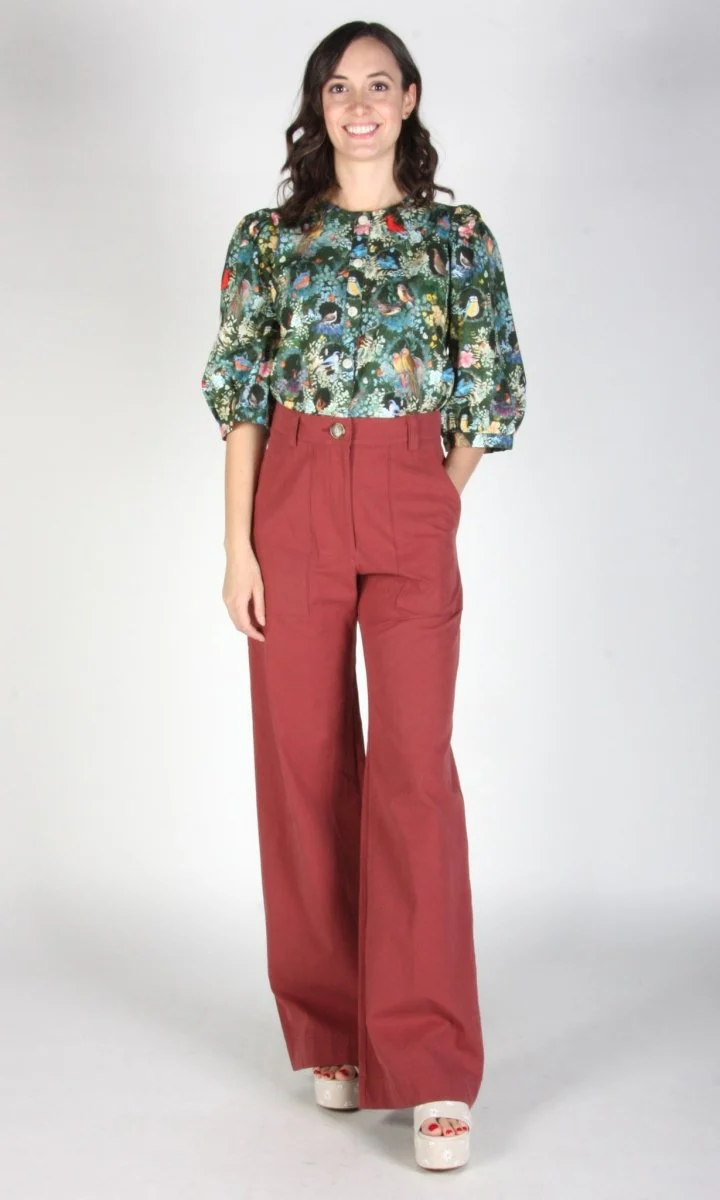 Birds of North America Illadopsis Pants (Rosewood) - Image 6