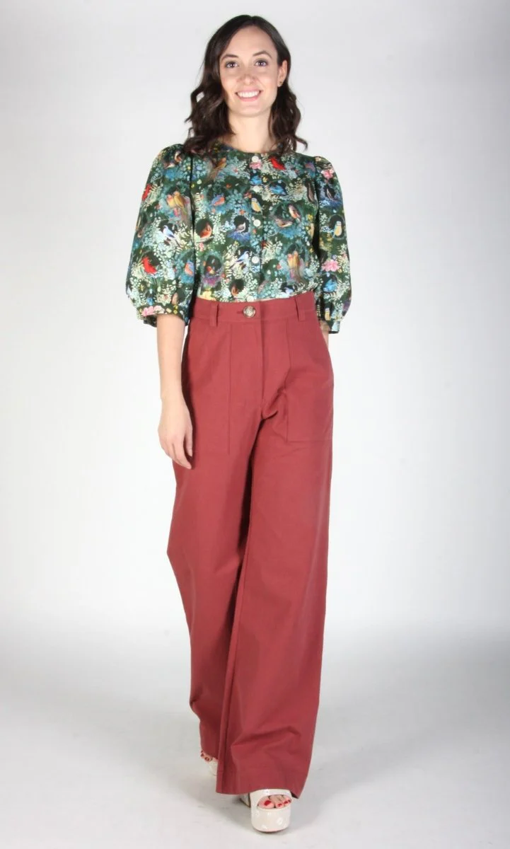 Birds of North America Illadopsis Pants (Rosewood) - Image 7