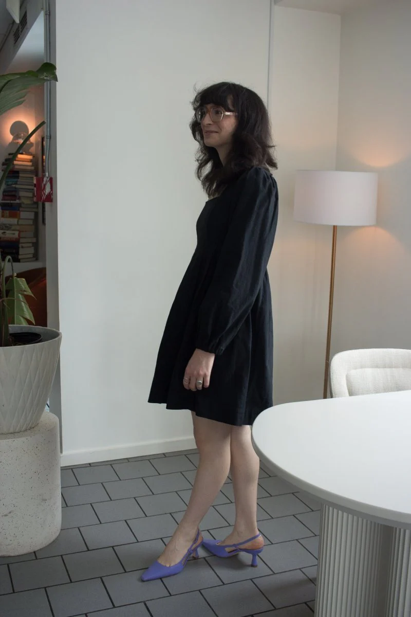 Birds of North America Marlinspike Dress - Black (Online Exclusive) - Image 2