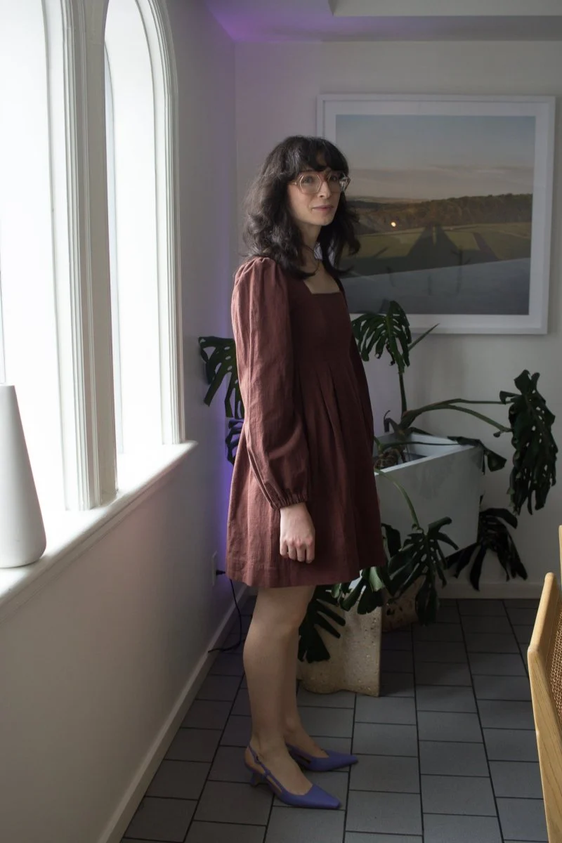 Birds of North America Marlinspike Dress - Cocoa (Online Exclusive) - Image 3