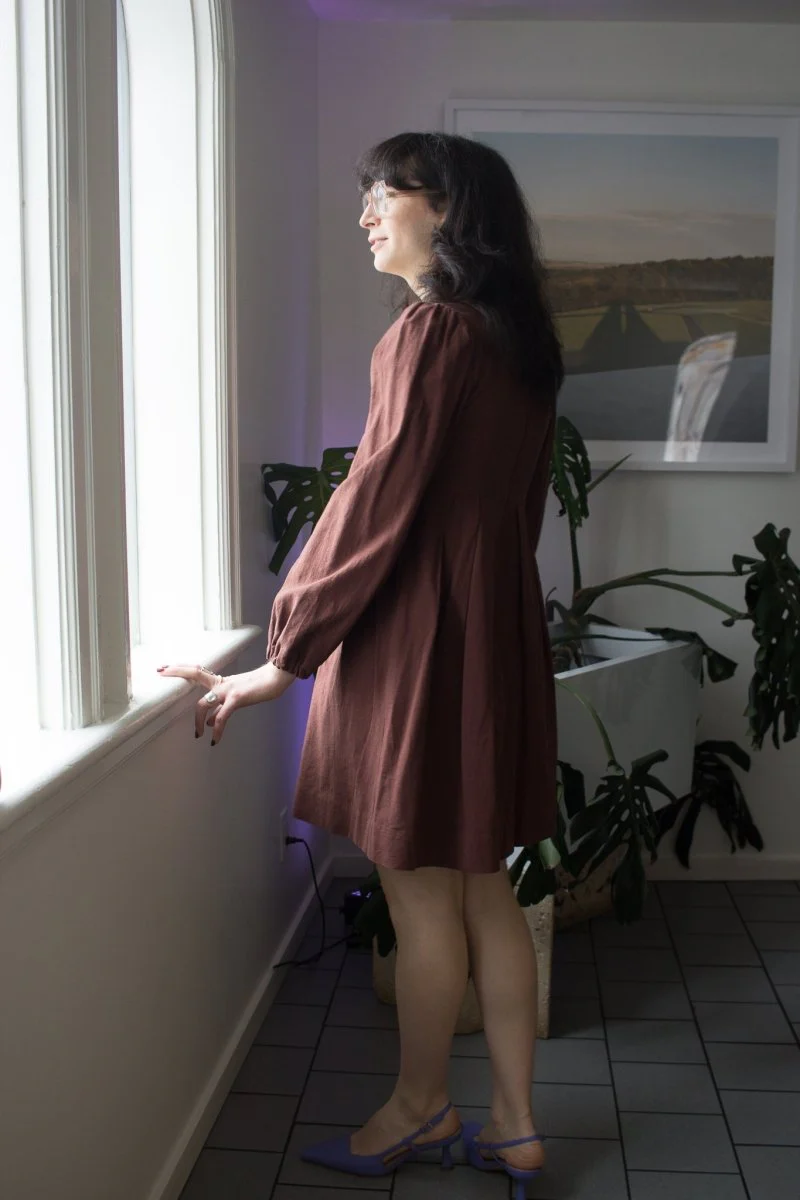 Birds of North America Marlinspike Dress - Cocoa (Online Exclusive) - Image 4