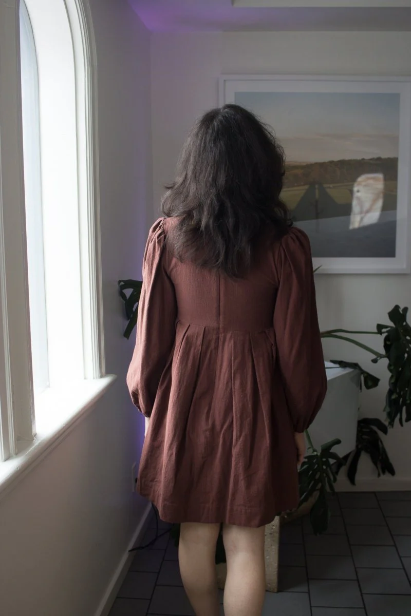 Birds of North America Marlinspike Dress - Cocoa (Online Exclusive) - Image 5