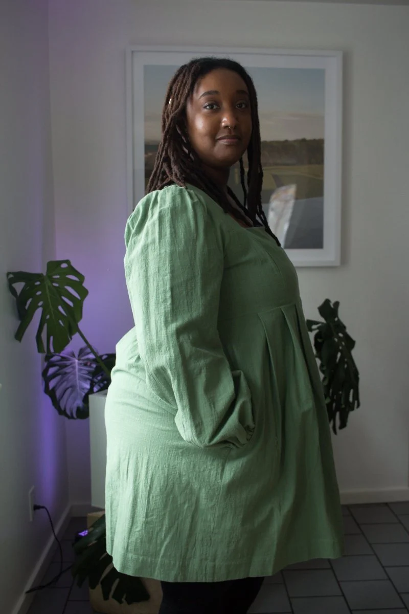 Birds of North America Marlinspike Dress - Sage (Online Exclusive)