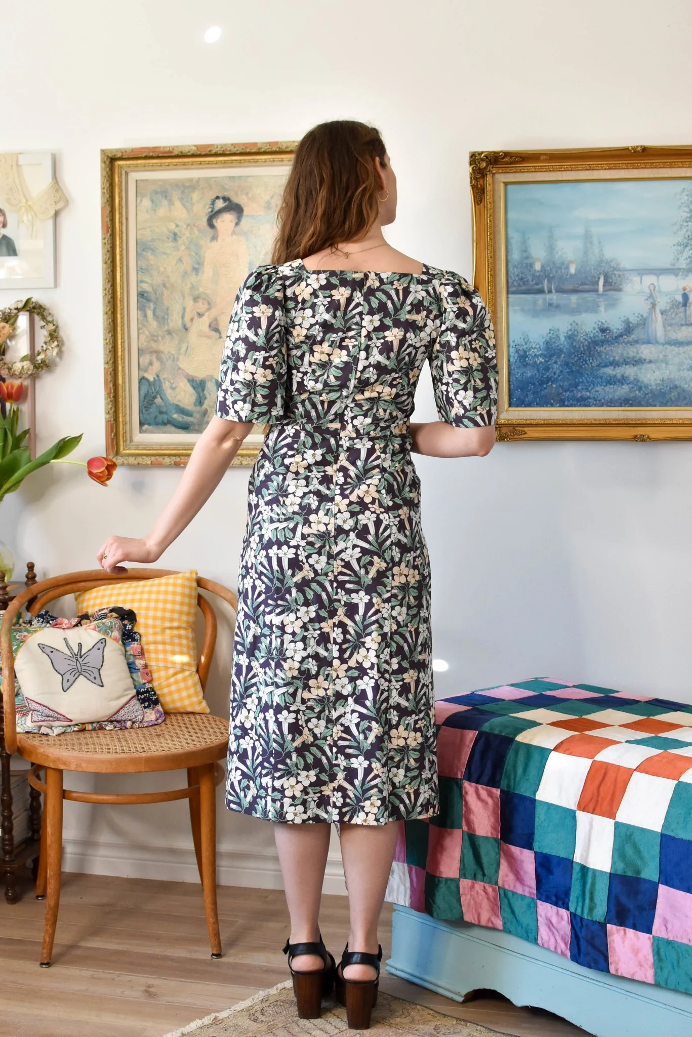 Birds of North America Maybird Dress - Honeysuckle (Online Exclusive) - Image 3