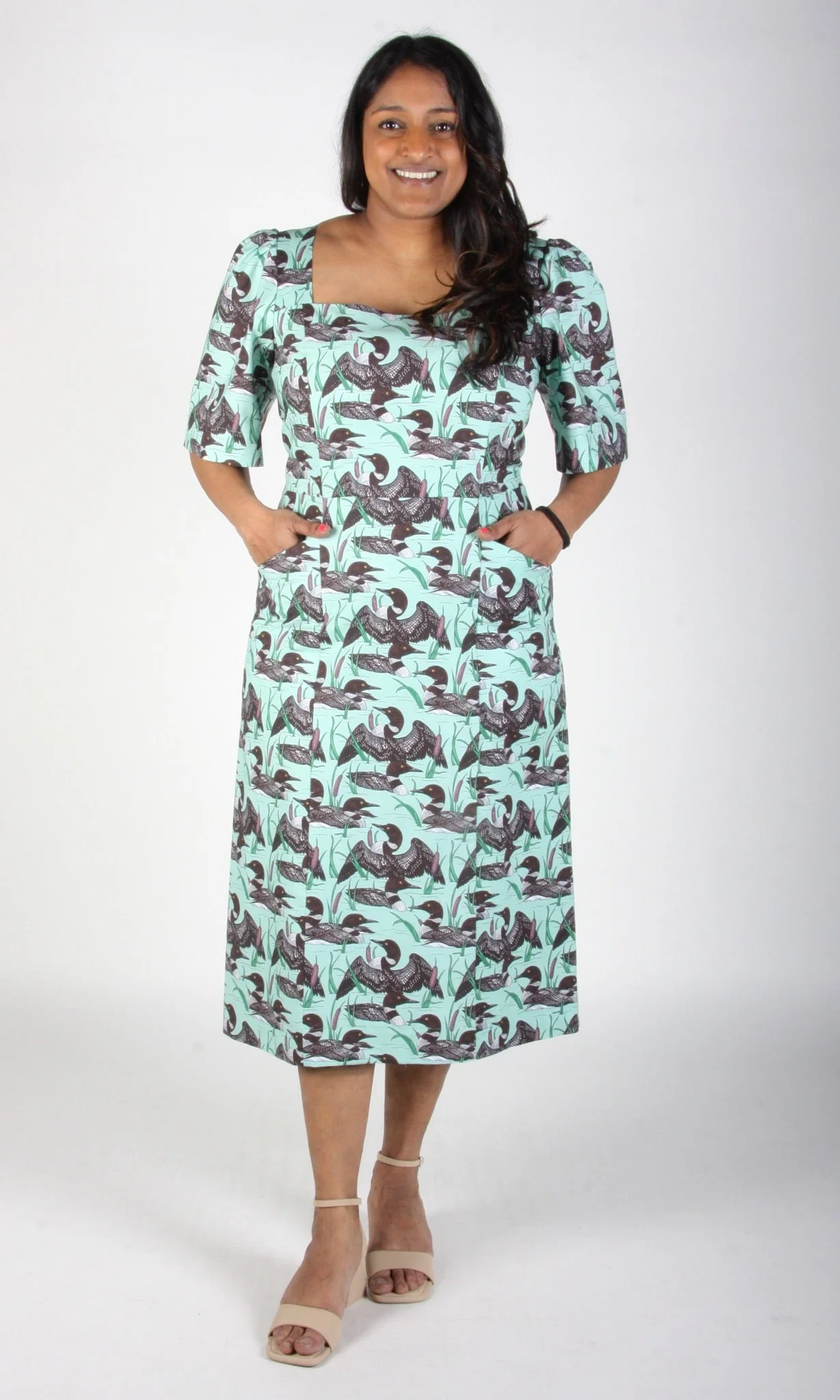 Birds of North America Maybird Dress - Loons (Online Exclusive) - Image 6