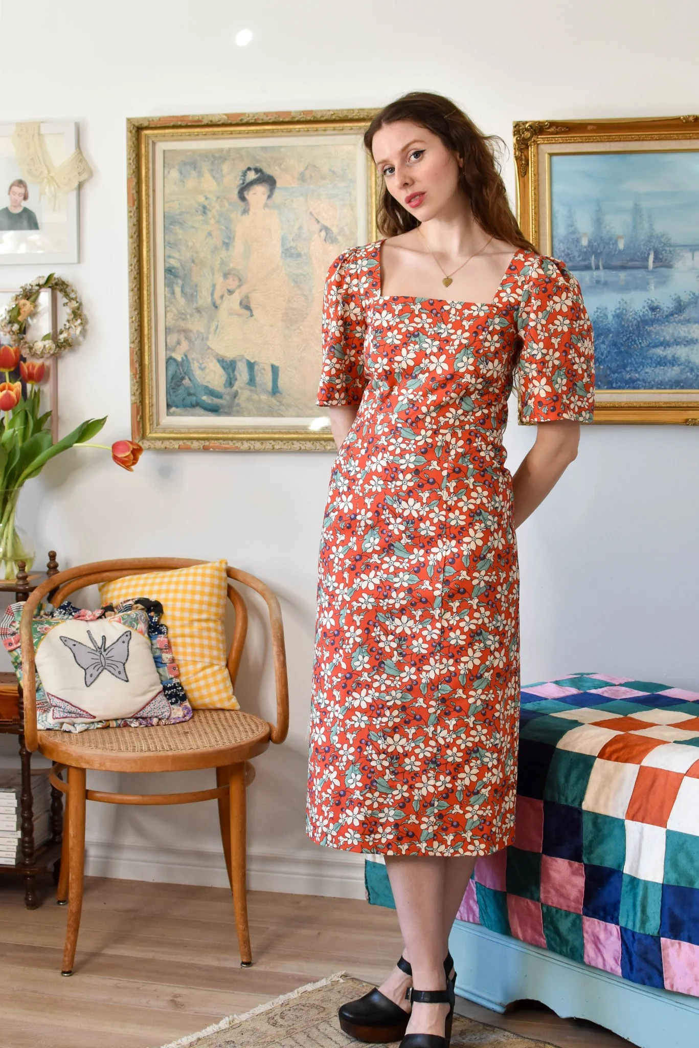 Birds of North America Maybird Dress - Wild Currant (Online Exclusive) - Image 6