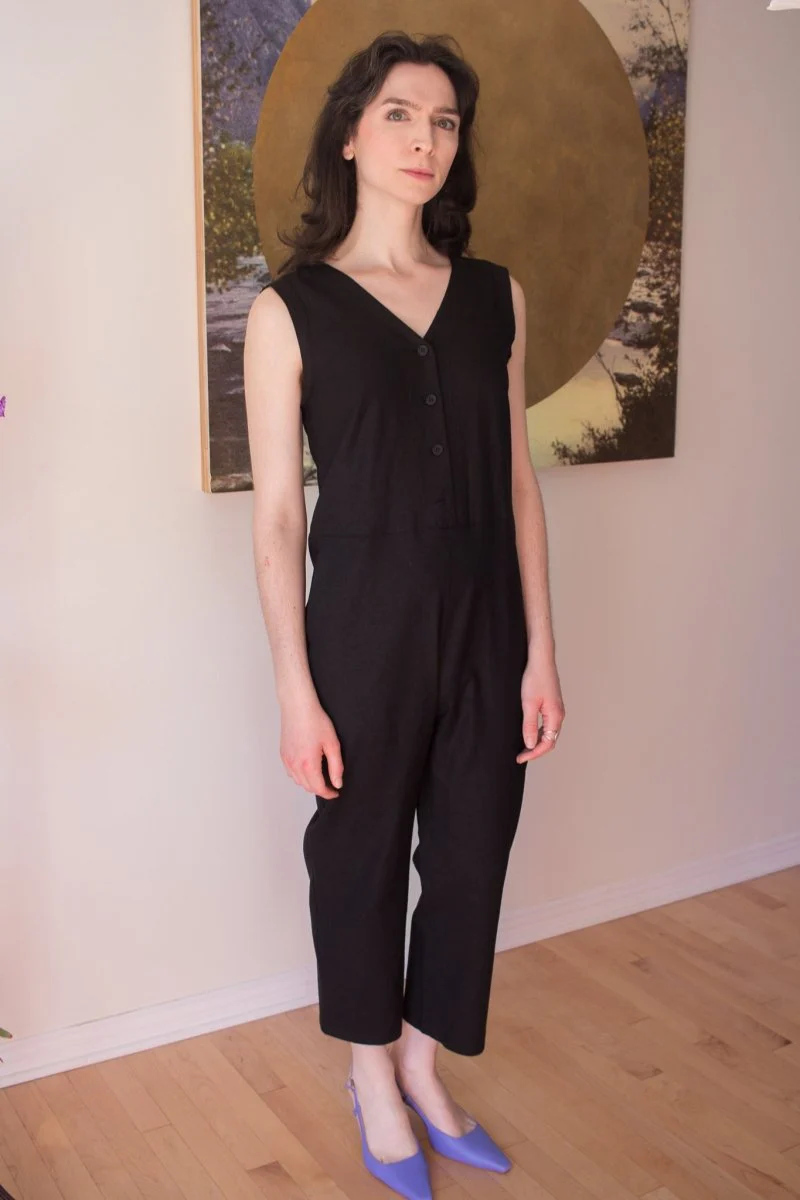Birds of North America Myna Jumpsuit - Black (Online Exclusive) - Image 3