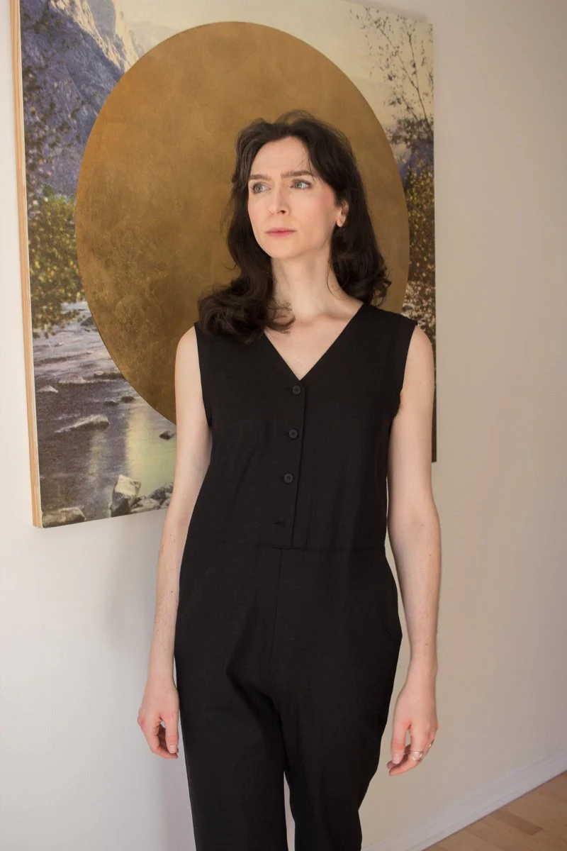 Birds of North America Myna Jumpsuit - Black (Online Exclusive) - Image 4