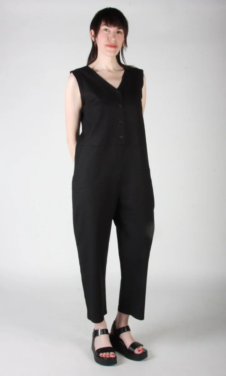 Birds of North America Myna Jumpsuit - Black (Online Exclusive) - Image 5