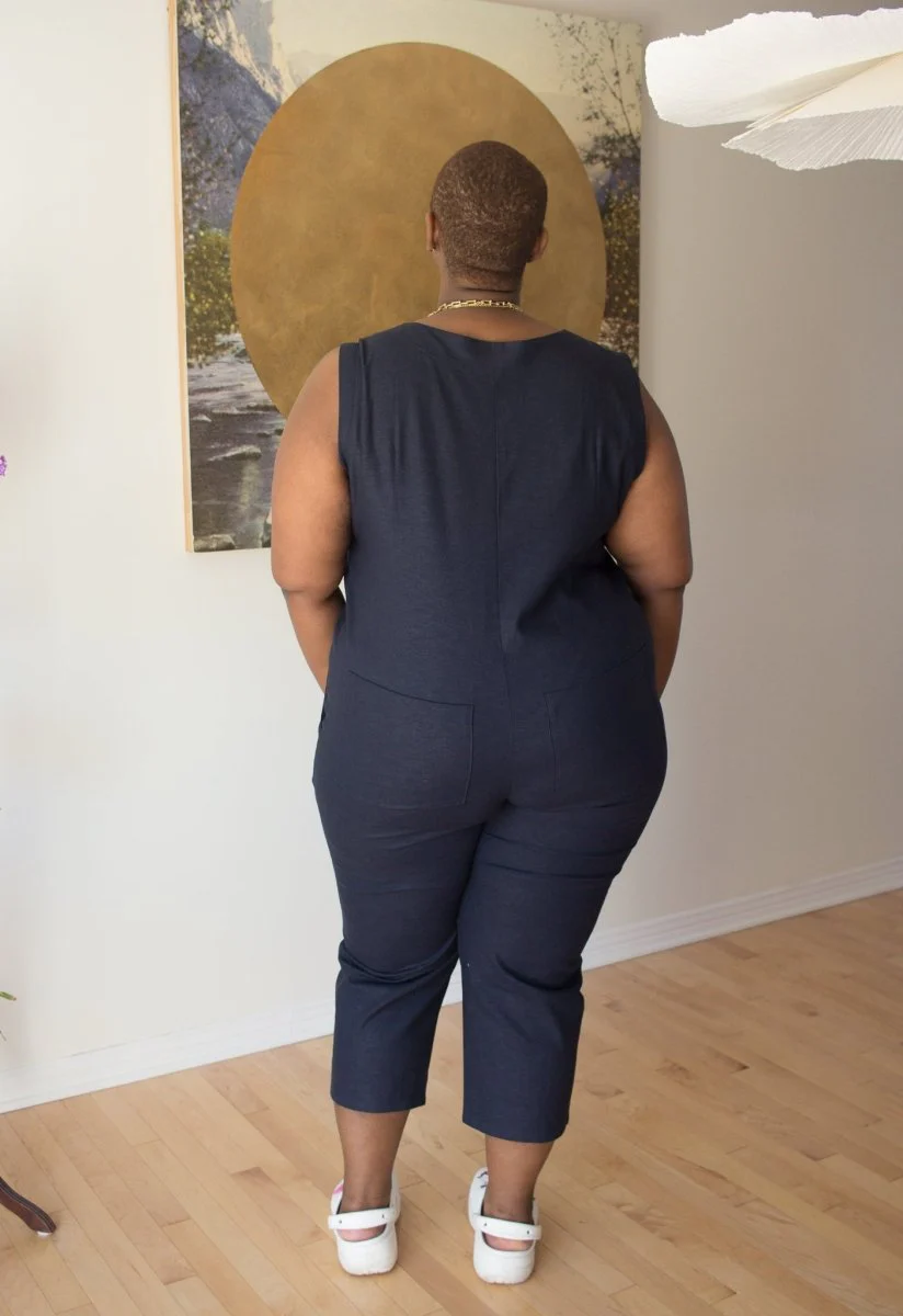 Birds of North America Myna Jumpsuit - Navy (Online Exclusive) - Image 4