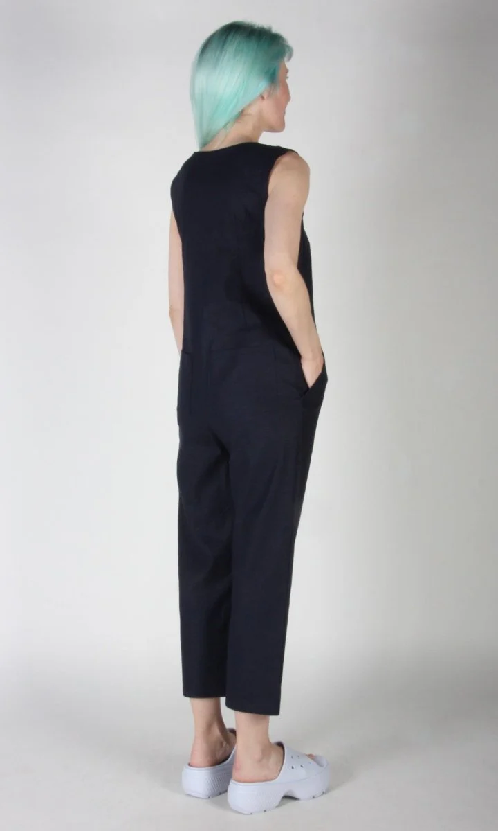 Birds of North America Myna Jumpsuit - Navy (Online Exclusive) - Image 8