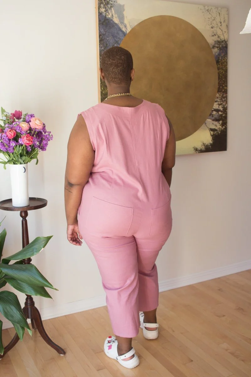 Birds of North America Myna Jumpsuit - Smoky Rose (Online Exclusive) - Image 3