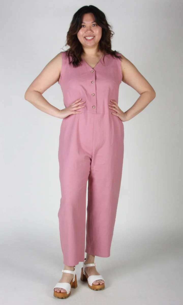 Birds of North America Myna Jumpsuit - Smoky Rose (Online Exclusive) - Image 5