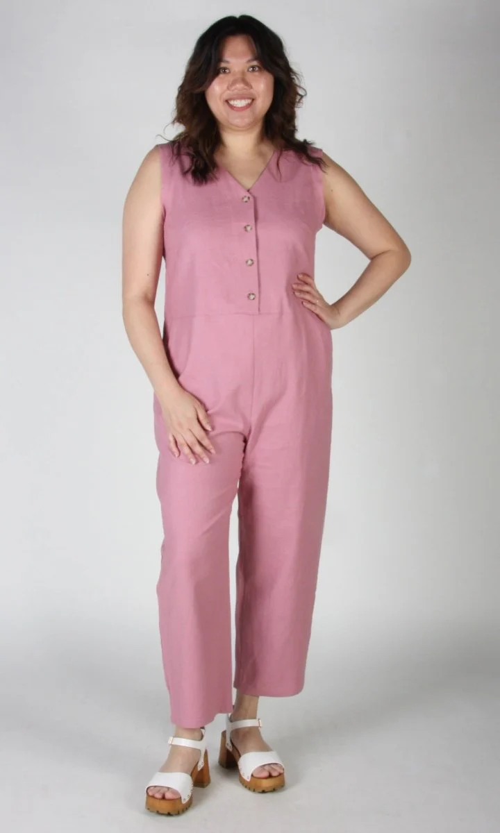Birds of North America Myna Jumpsuit - Smoky Rose (Online Exclusive) - Image 6