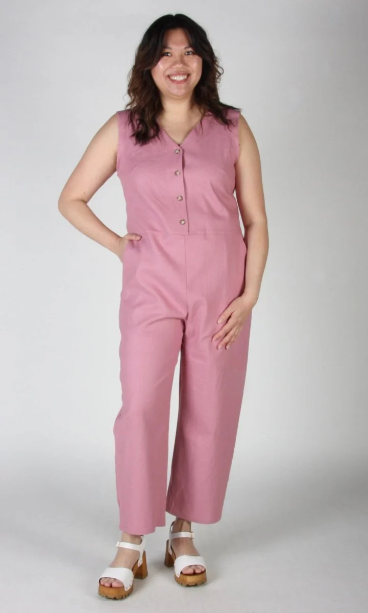 Birds of North America Myna Jumpsuit - Smoky Rose (Online Exclusive) - Image 7