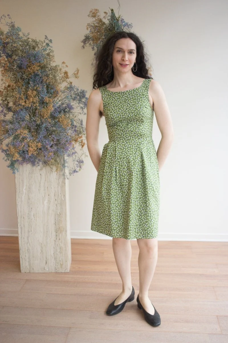 Birds of North America Myrmidon Dress (Greenies)