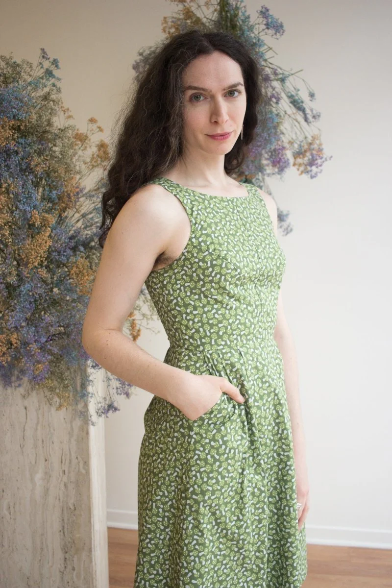 Birds of North America Myrmidon Dress (Greenies) - Image 2
